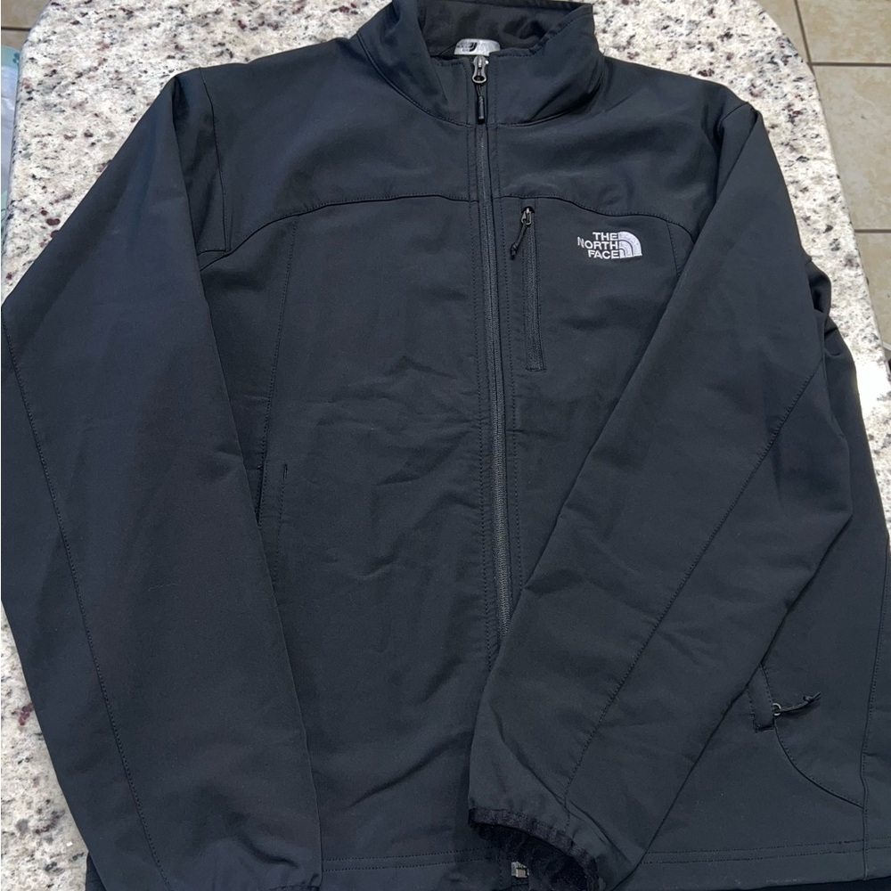 The North Face Black Performance Jacket Full-Zip Insulating size Large